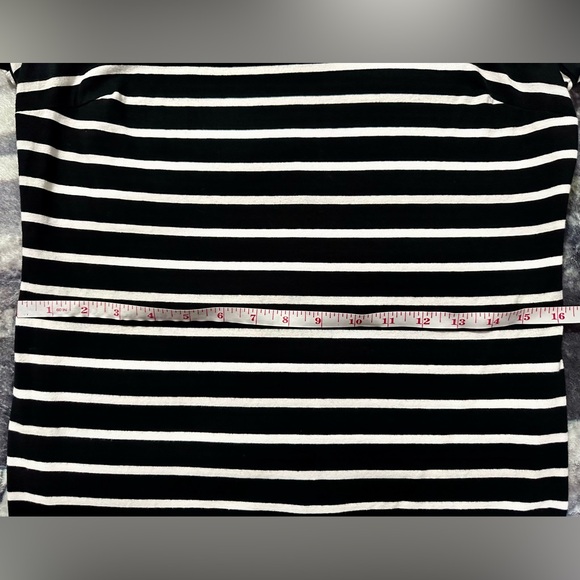 Old Navy Black and White Striped Tee Shirt Dress Size Large - Picture 9 of 12